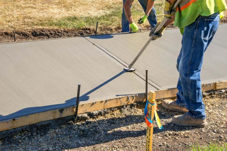 sidewalk construction